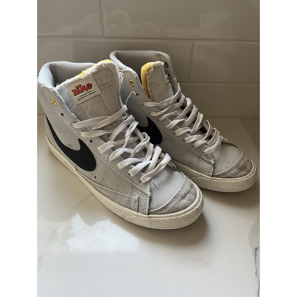 Nike Blazer High Premium Men's Checkered Gingham 2010/2011 High Top Retro Sz 9.5